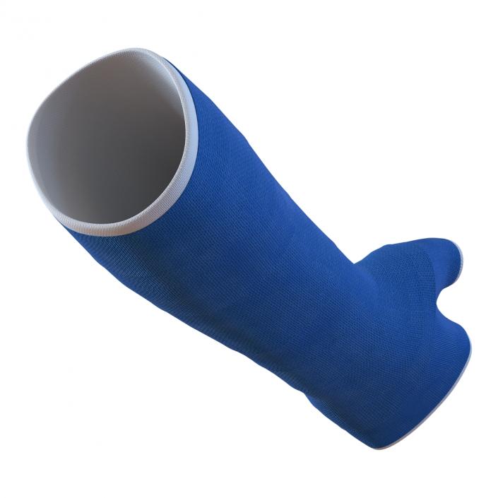 Blue Fiberglass Cast Arm 3D model