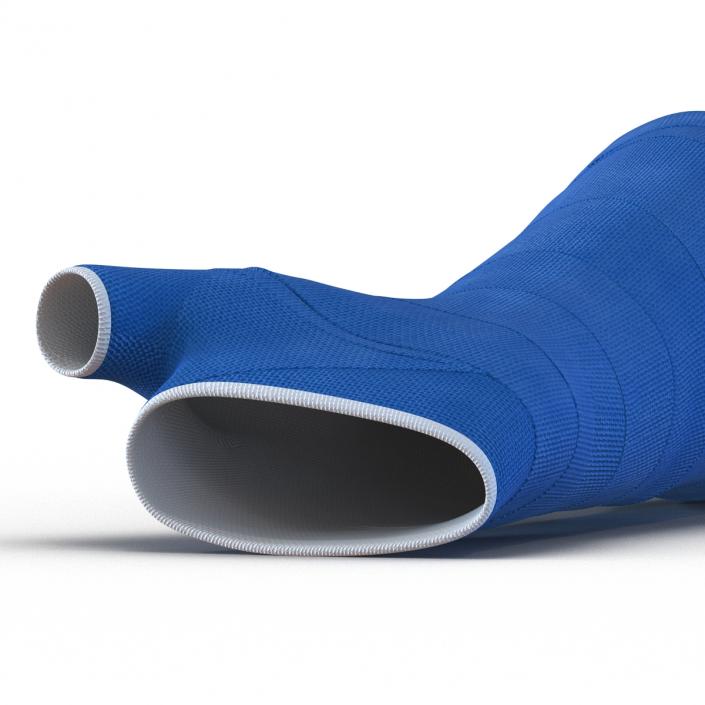 Blue Fiberglass Cast Arm 3D model