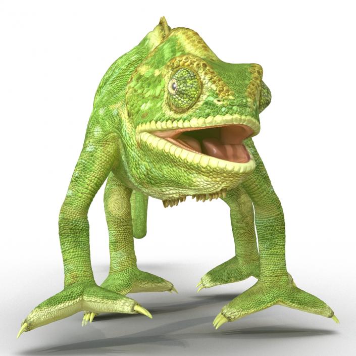 3D Chameleon Pose 4