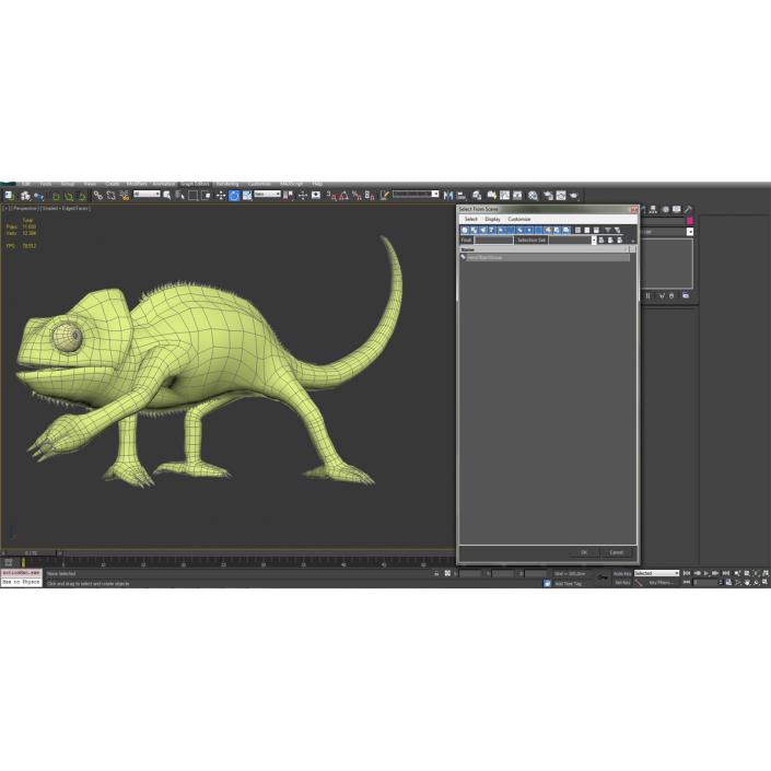 3D Chameleon Pose 3