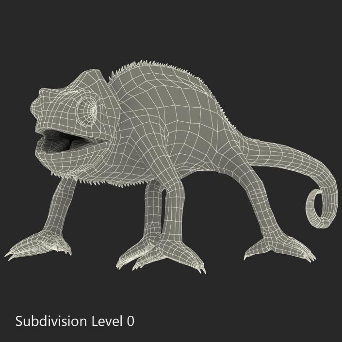 3D Chameleon Pose 4