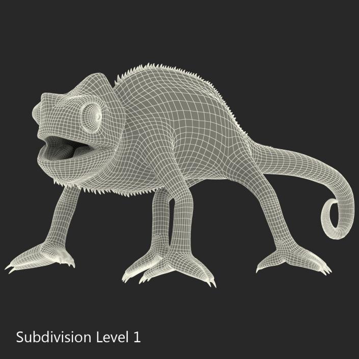 3D Chameleon Pose 4