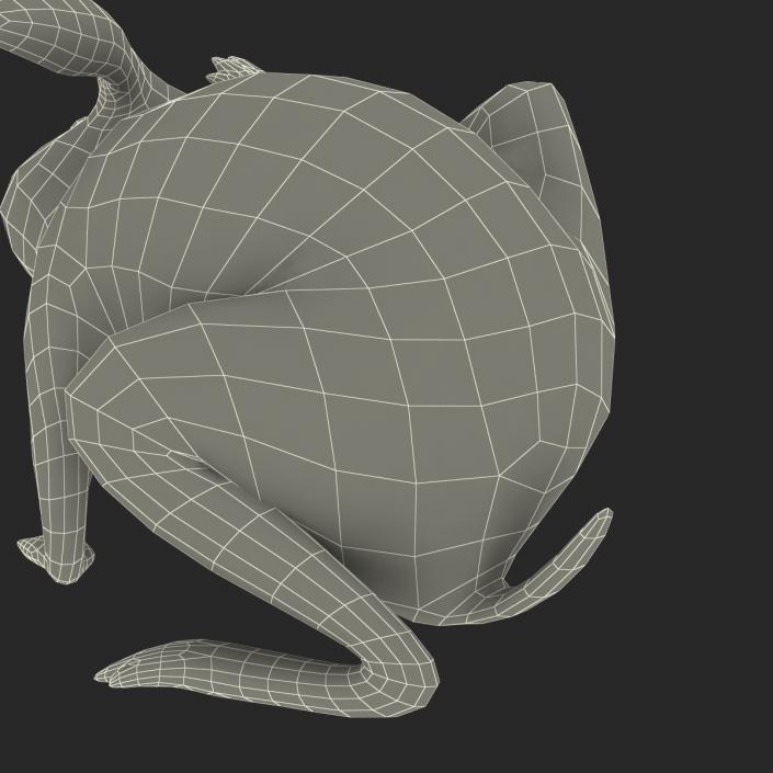 3D Rabbit Pose 4 model