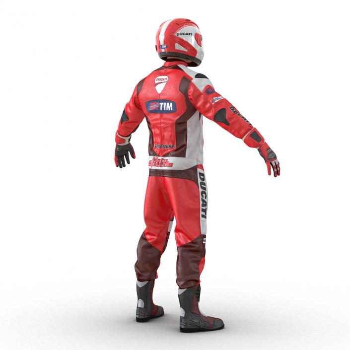 3D model Motorcycle Rider 2 Rigged