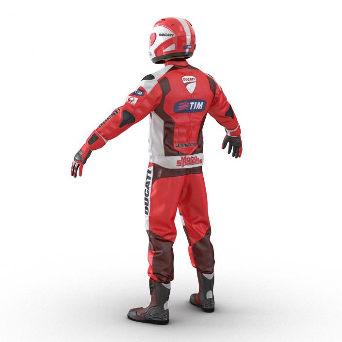 3D model Motorcycle Rider 2 Rigged