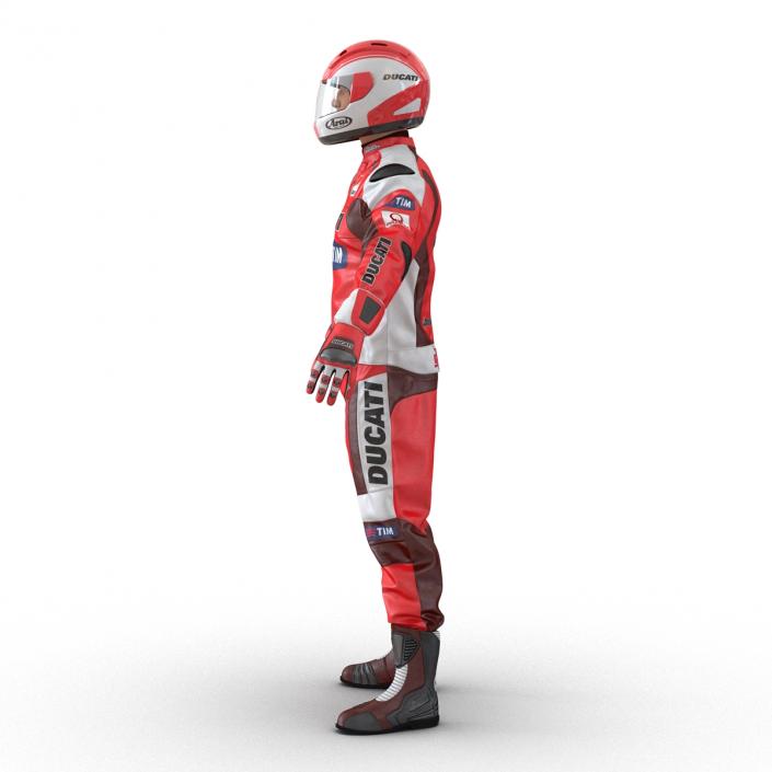 3D model Motorcycle Rider 2 Rigged