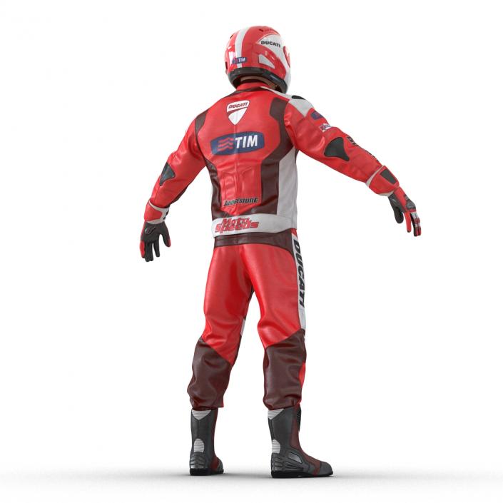 3D model Motorcycle Rider 2 Rigged