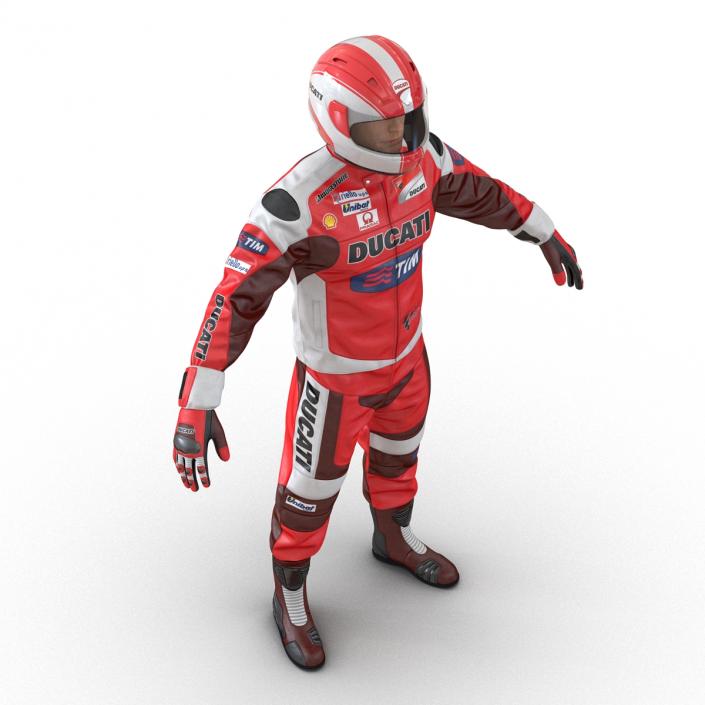 3D model Motorcycle Rider 2 Rigged