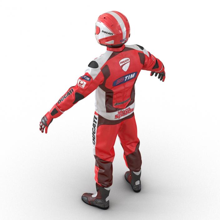 3D model Motorcycle Rider 2 Rigged