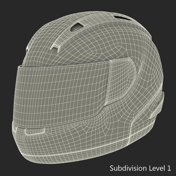 Motorcycle Helmet 2 3D model