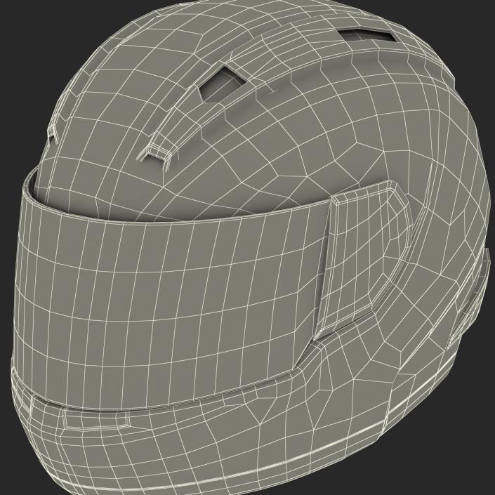 Motorcycle Helmet 2 3D model