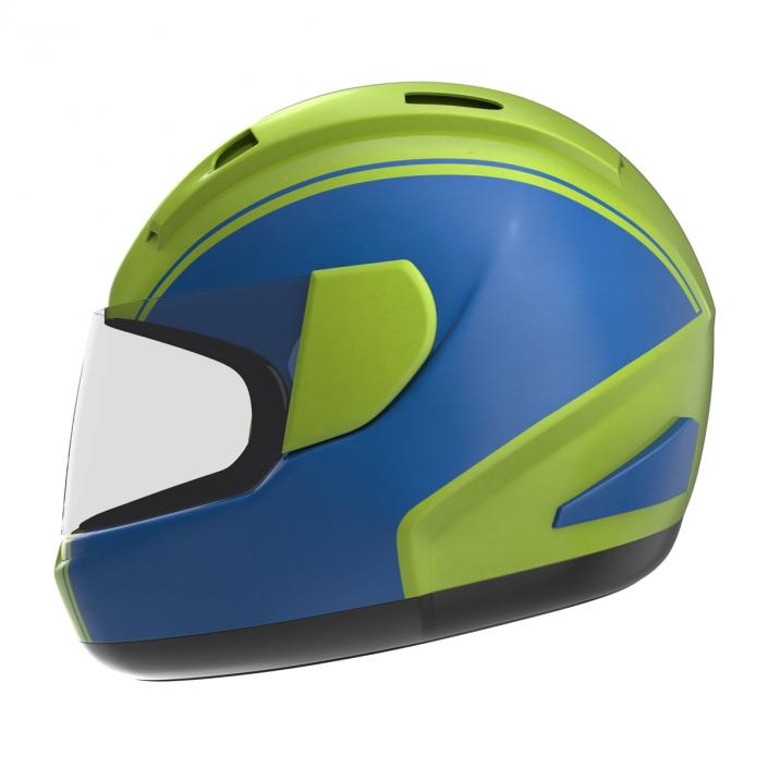 Motorcycle Helmet Generic 2 3D