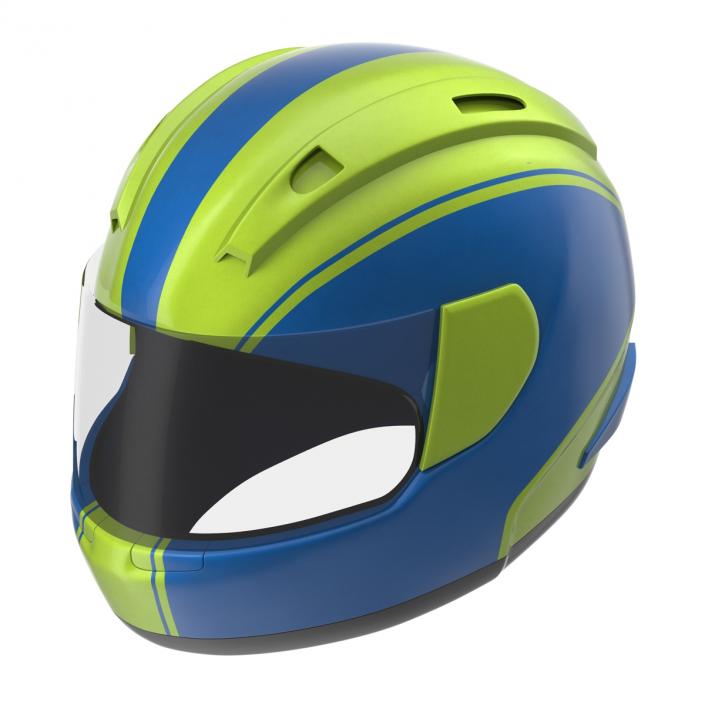 Motorcycle Helmet Generic 2 3D