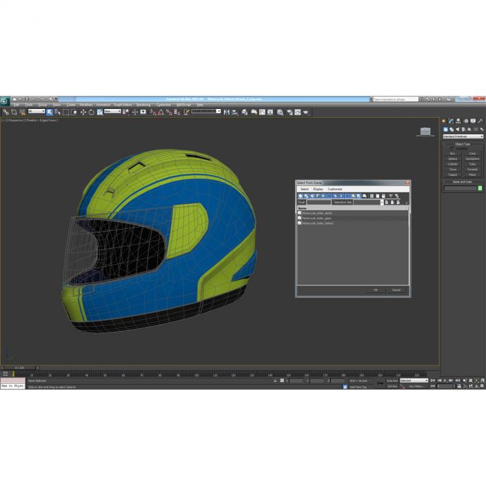 Motorcycle Helmet Generic 2 3D