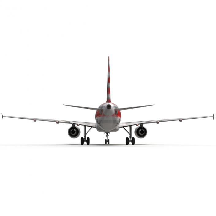 Airbus A320 American Airlines 3D model