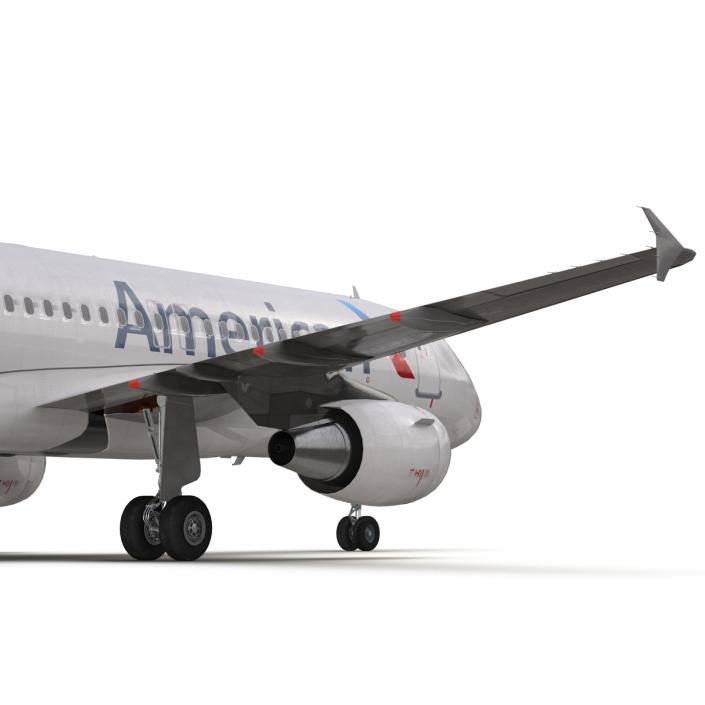 Airbus A320 American Airlines 3D model