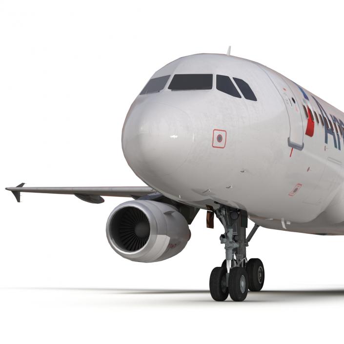 Airbus A320 American Airlines 3D model