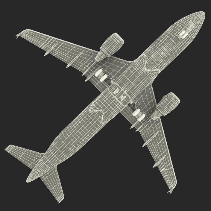 Airbus A320 American Airlines 3D model