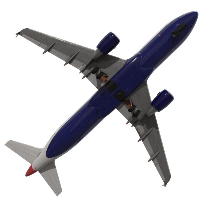 Airbus A320 British Airways 3D