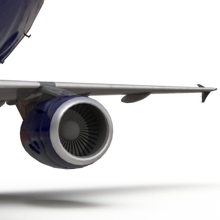 Airbus A320 British Airways 3D