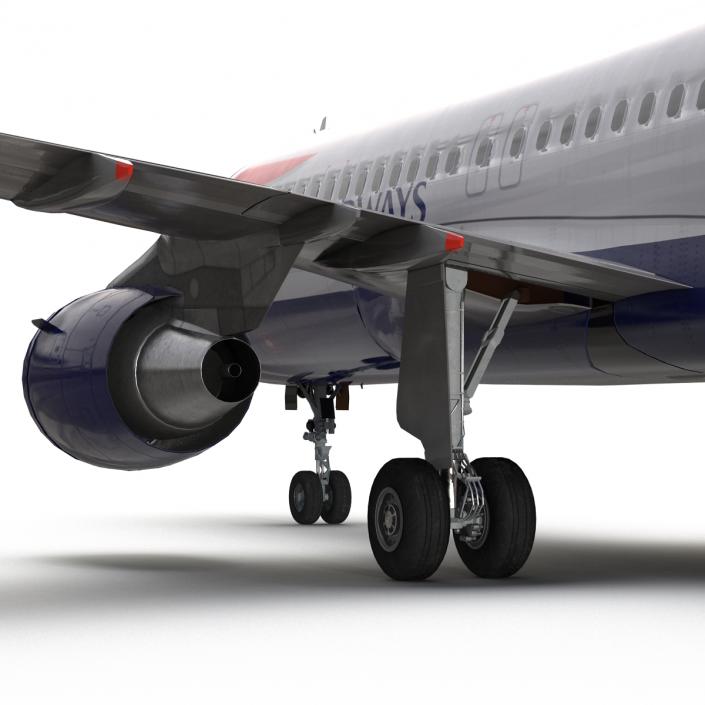 Airbus A320 British Airways 3D