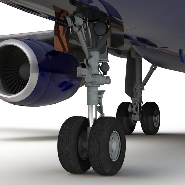 Airbus A320 British Airways 3D