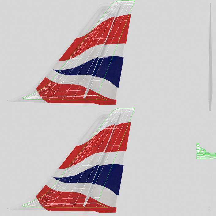 Airbus A320 British Airways 3D