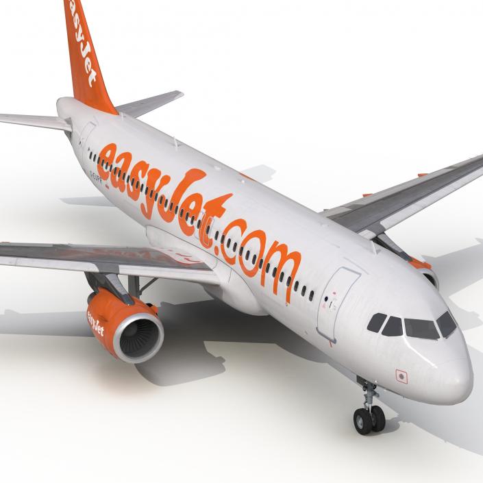 Airbus A320 EasyJet 3D model