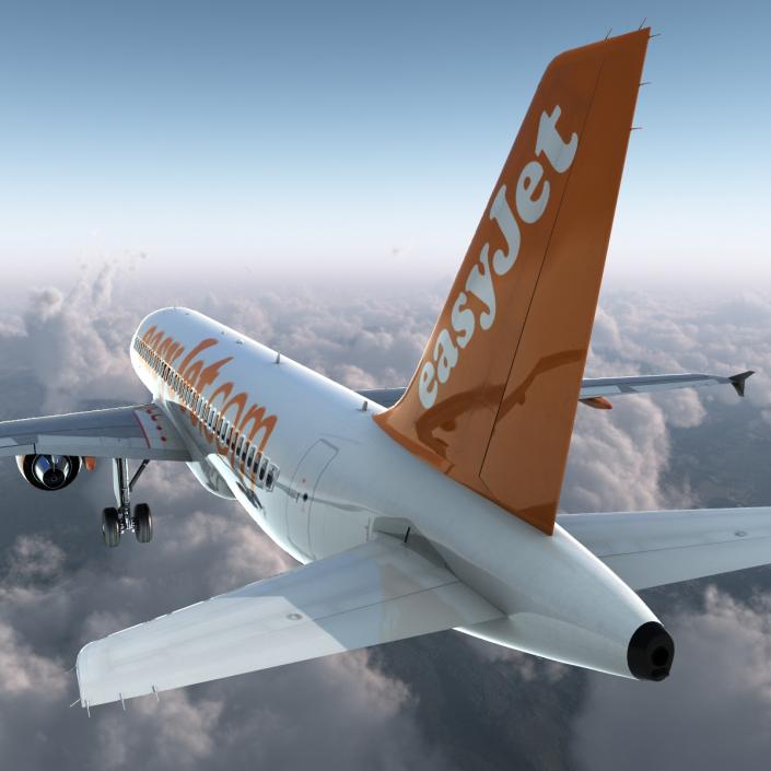 Airbus A320 EasyJet 3D model