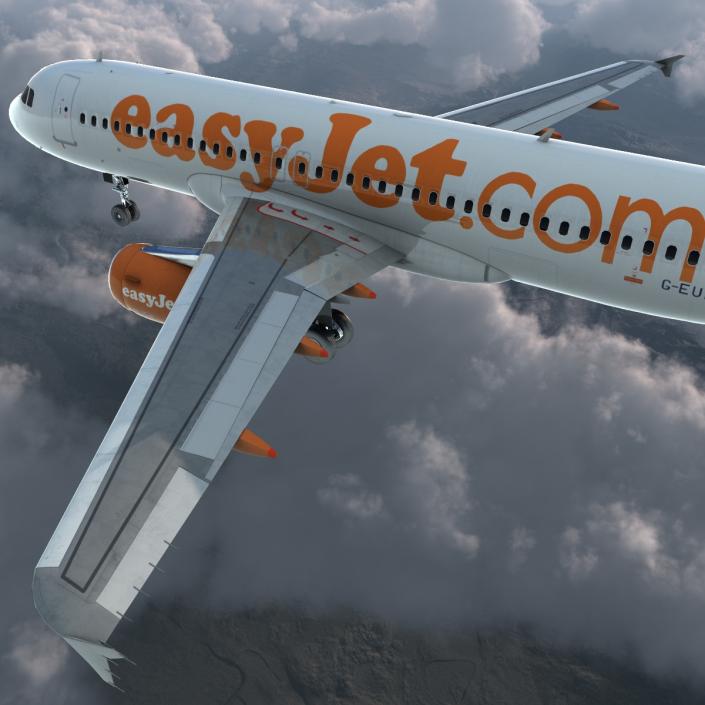 Airbus A320 EasyJet 3D model