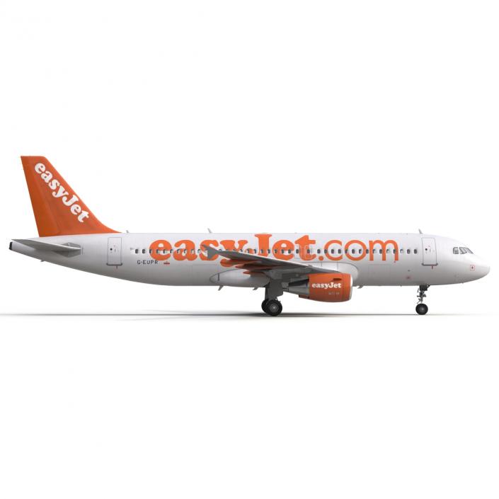 Airbus A320 EasyJet 3D model