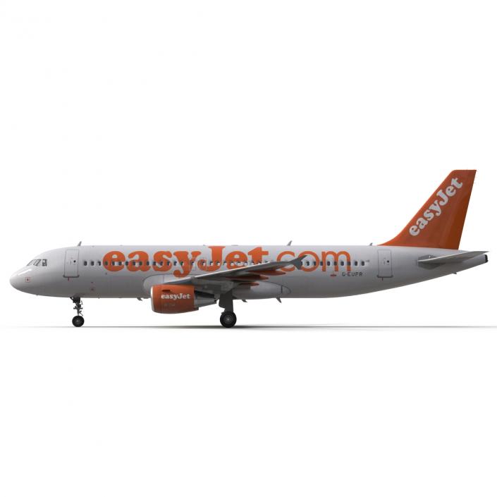 Airbus A320 EasyJet 3D model