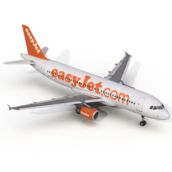 Airbus A320 EasyJet 3D model