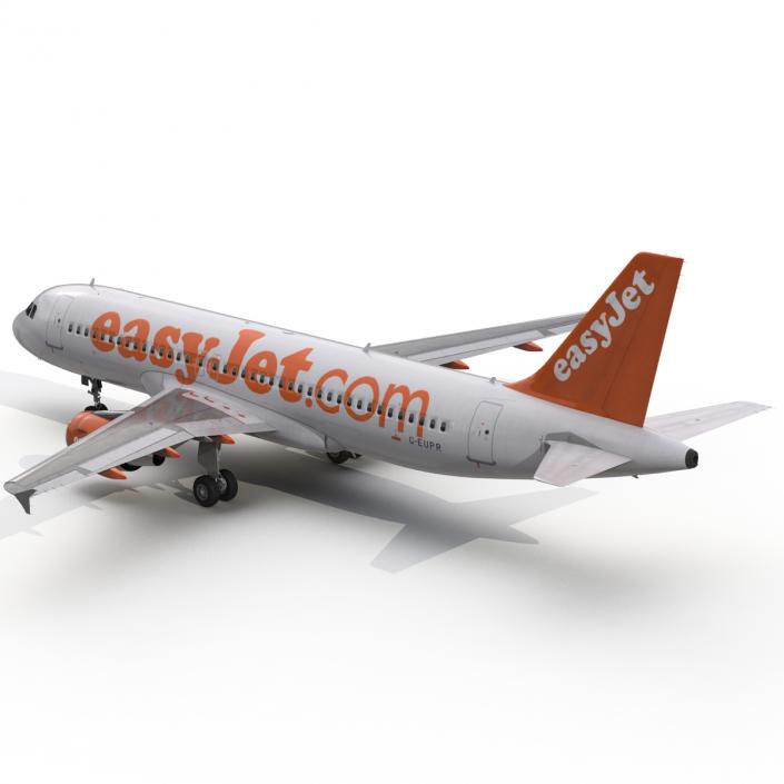 Airbus A320 EasyJet 3D model