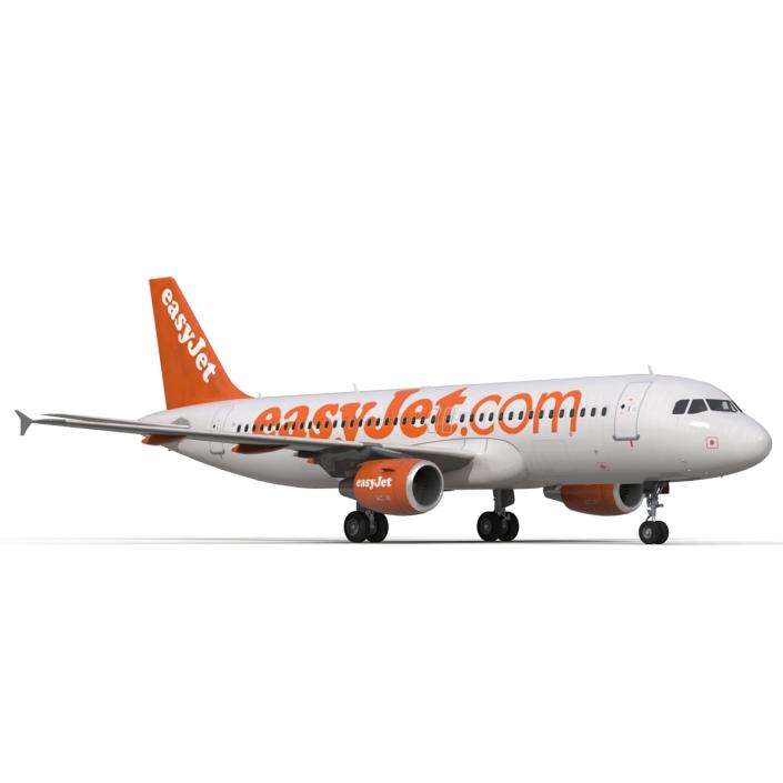 Airbus A320 EasyJet 3D model