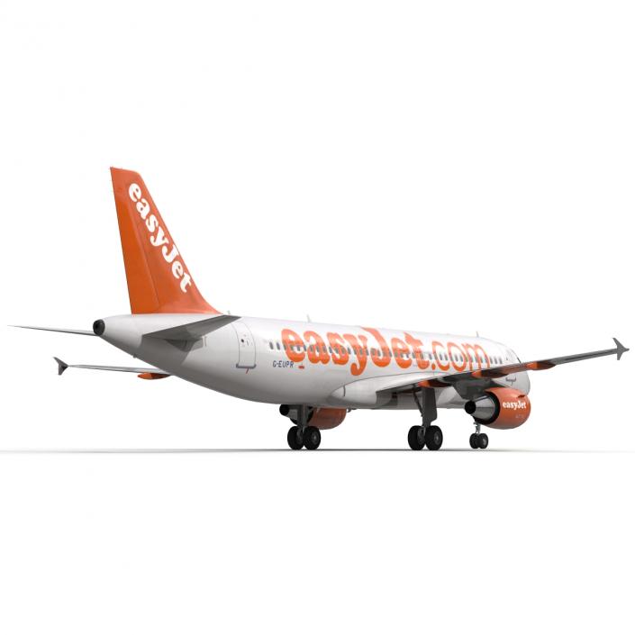 Airbus A320 EasyJet 3D model