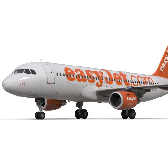 Airbus A320 EasyJet 3D model