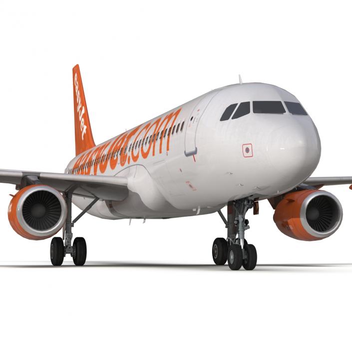 Airbus A320 EasyJet 3D model