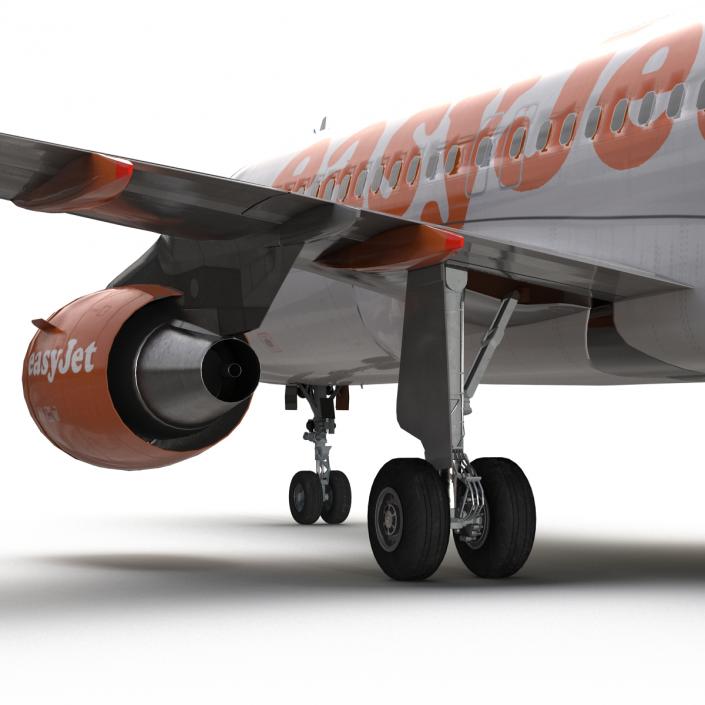 Airbus A320 EasyJet 3D model