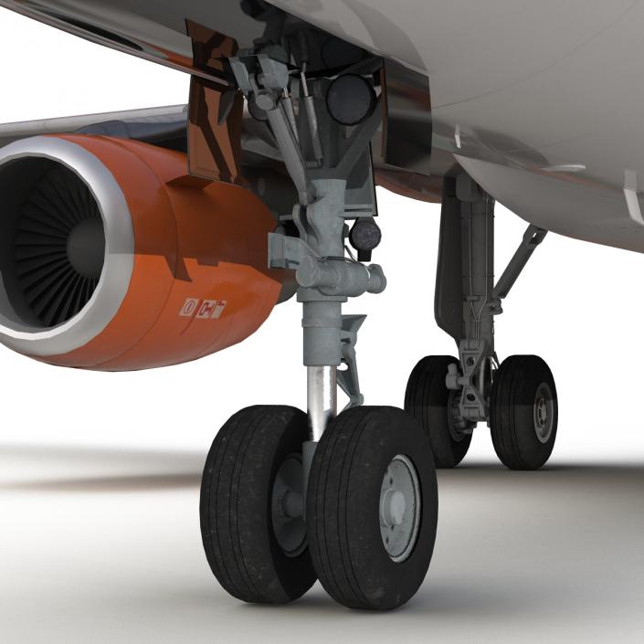 Airbus A320 EasyJet 3D model