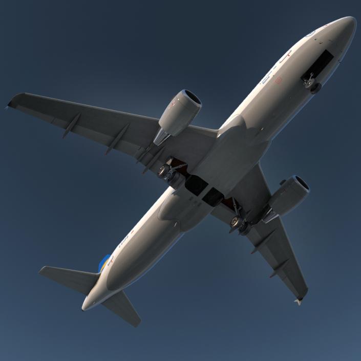 3D Airbus A320 Lufthansa