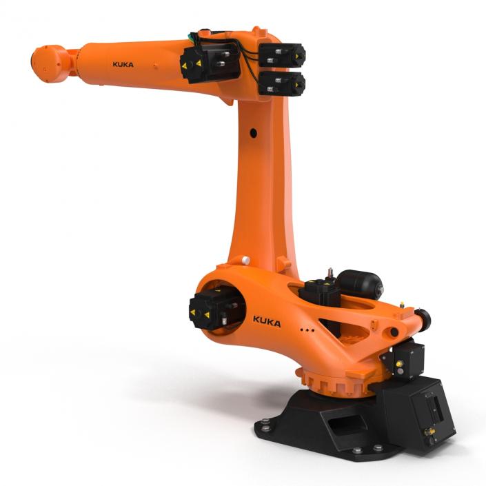 Kuka Robot KR QUANTEC Ultra Rigged 3D model