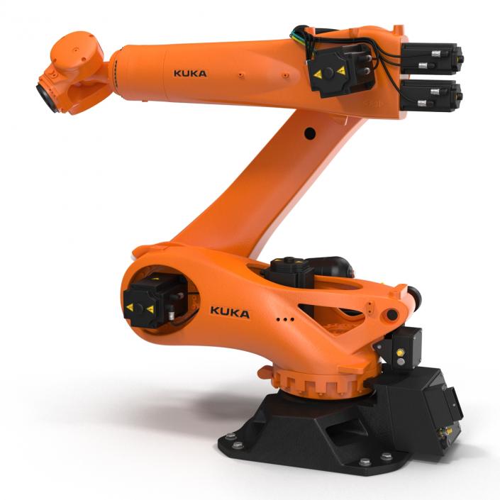 Kuka Robot KR QUANTEC Ultra Rigged 3D model