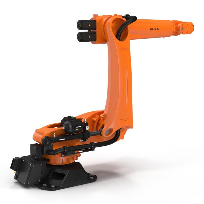 Kuka Robot KR QUANTEC Ultra Rigged 3D model