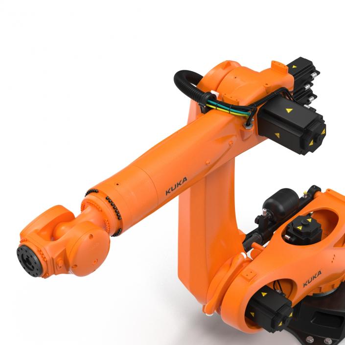 Kuka Robot KR QUANTEC Ultra Rigged 3D model