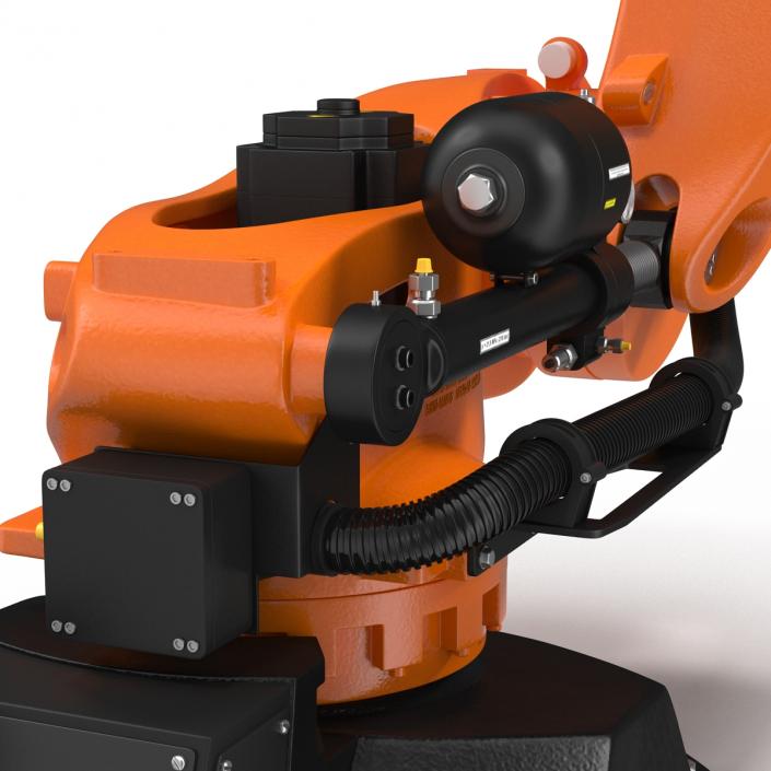 Kuka Robot KR QUANTEC Ultra Rigged 3D model