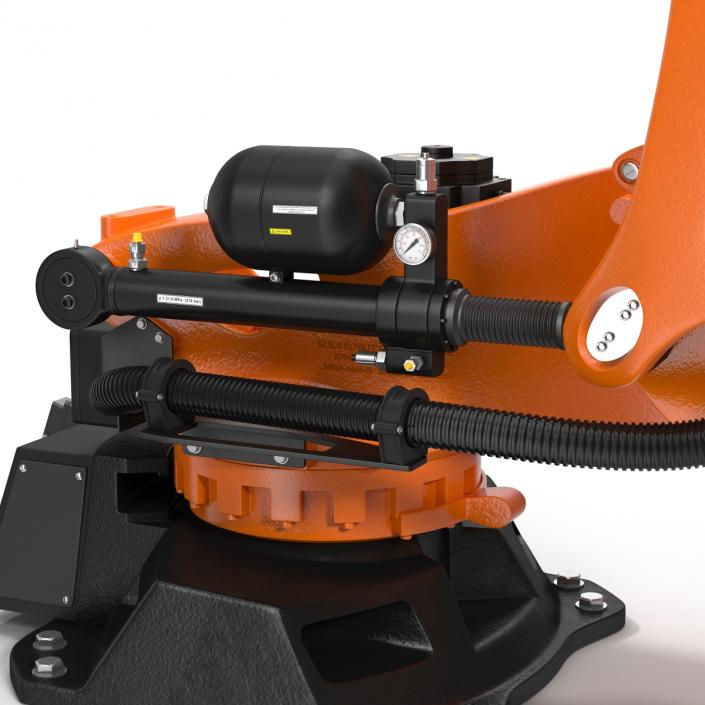 Kuka Robot KR QUANTEC Ultra Rigged 3D model