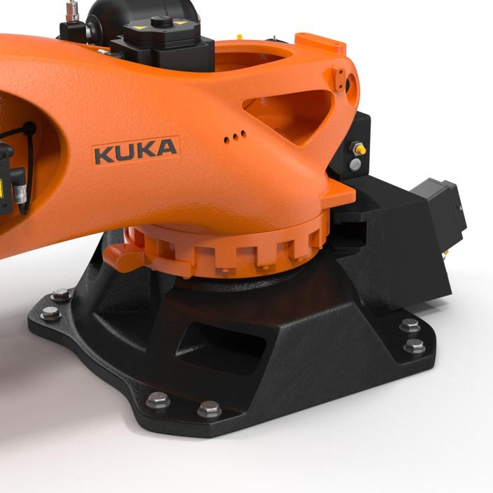 Kuka Robot KR QUANTEC Ultra Rigged 3D model