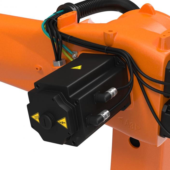 Kuka Robot KR QUANTEC Ultra Rigged 3D model