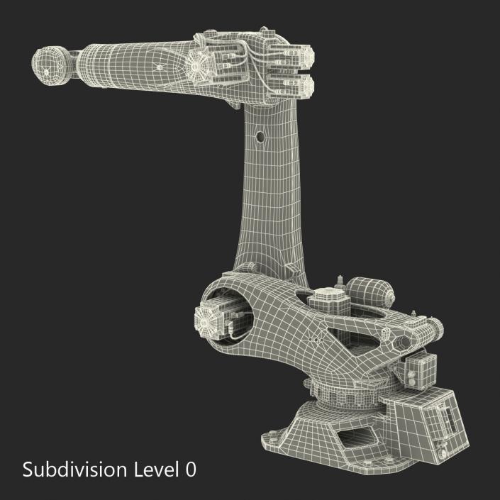 Kuka Robot KR QUANTEC Ultra Rigged 3D model